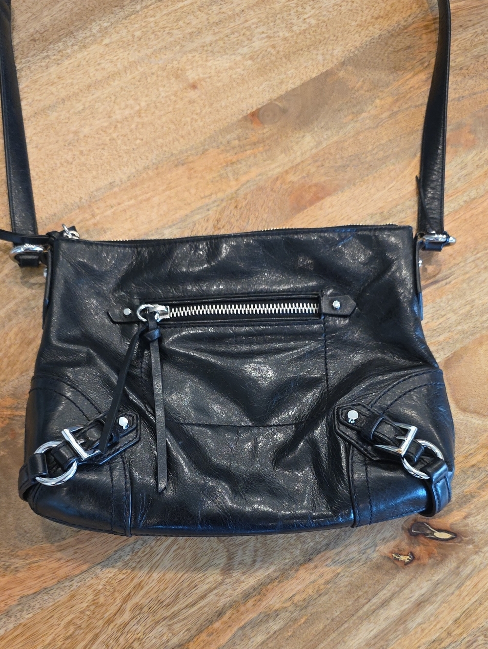 Michael Kors Fallon Leather Messenger Crossbody